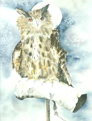 Aquarell von Marianne Baur, gemalt beim Aquarell-Kurs mit Christine Schoch-Kraska