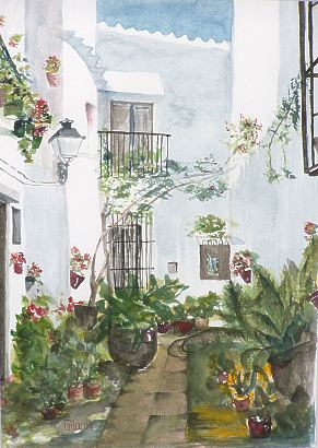 Aquarell von Gisela Wuhler